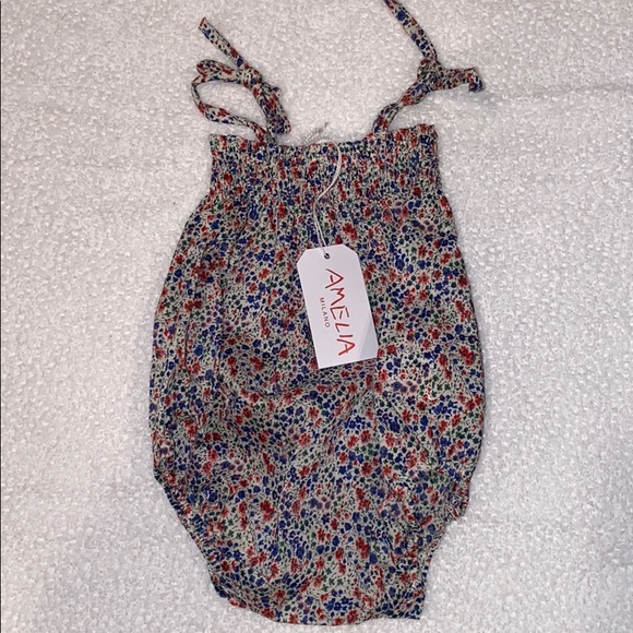 Amelia Milano luxury summer romper 🆕 NWT ships Free🆓Perfect gift 🎁 - Picture 1 of 9